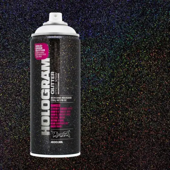 Montana Hologram Glitter Effect Spray Paint {3}