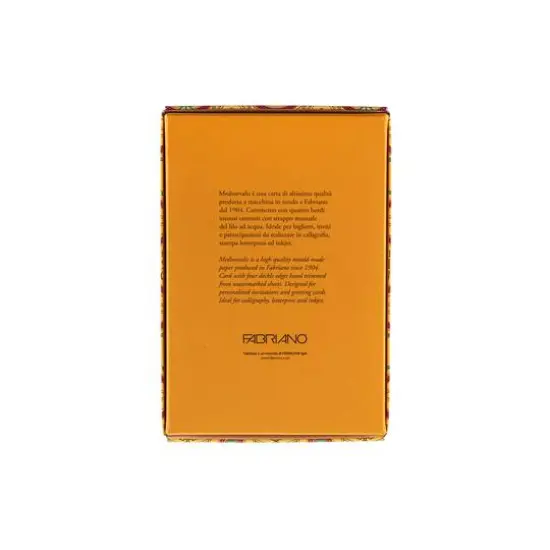 Fabriano 4.5" x 6.75" Medioevalis White Flat Cards & Envelopes, 20ct. {11}