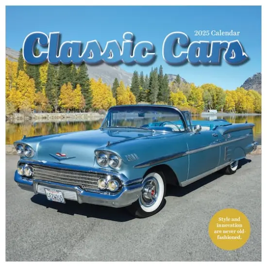 TF Publishing 2025 Classic Cars Wall Calendar {1}
