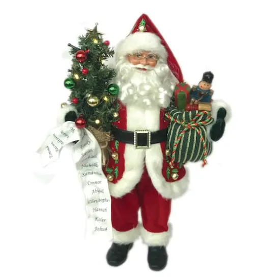 18" Merry Christmas Santa Claus Decoration {1}
