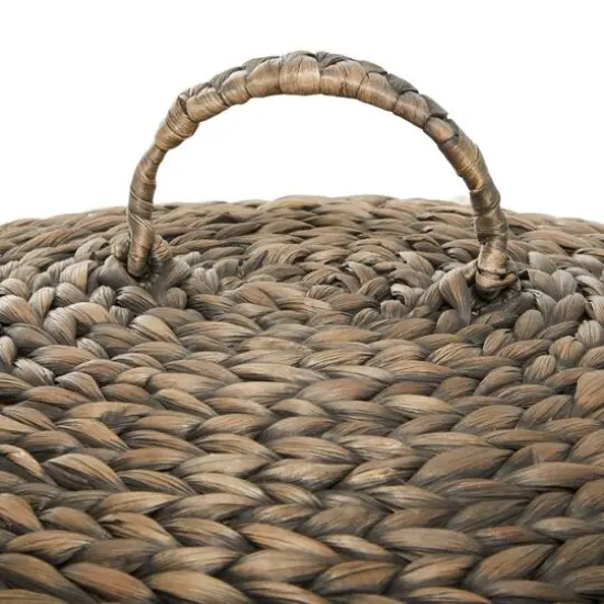 CosmoLiving by Cosmopolitan Round Woven Seagrass Handmade Storage Basket Set {5}