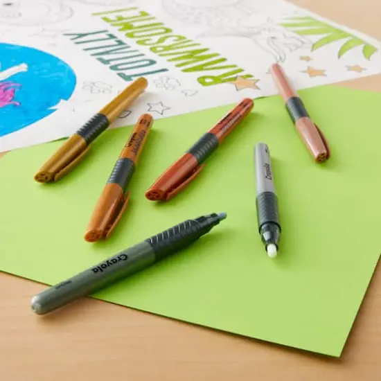 Crayola&reg; Signature&trade; Liquid Metal Permanent Markers {3}
