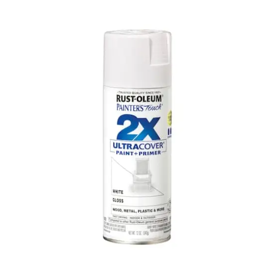 Rust-Oleum&reg; Painter's Touch&reg; 2X Ultra Cover&reg; Gloss Spray Paint White {1}