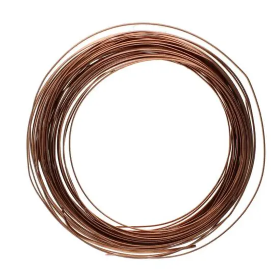 The Beadsmith&reg; Wire Elements&trade; 18 Gauge Tarnish Resistant Half Round Soft Temper Wire, 7yd. Antique Copper {2}