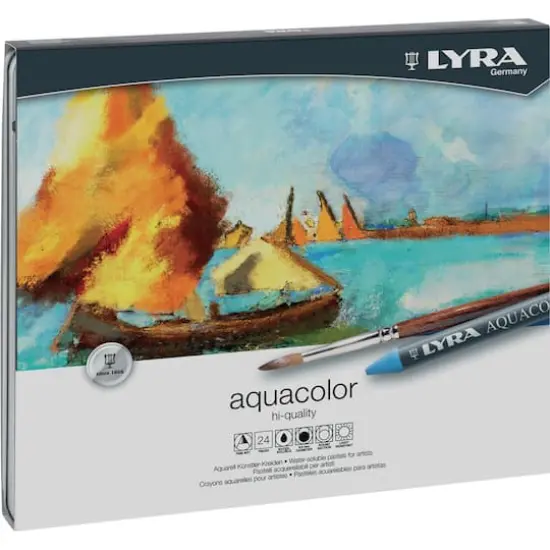 Lyra Aquacolor 24 Color Crayon Set {3}