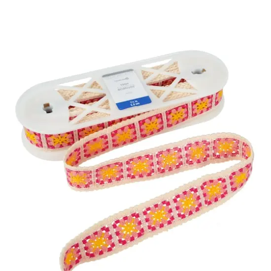 1.5" Crochet Panel Trim by Celebrate It&reg; Pink {3}