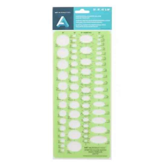 Art Alternatives Professional Isometric Ellipse Master Template {1}