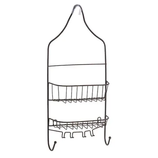 Bath Bliss Bronze Contoured Head Design Shower Caddy {1}