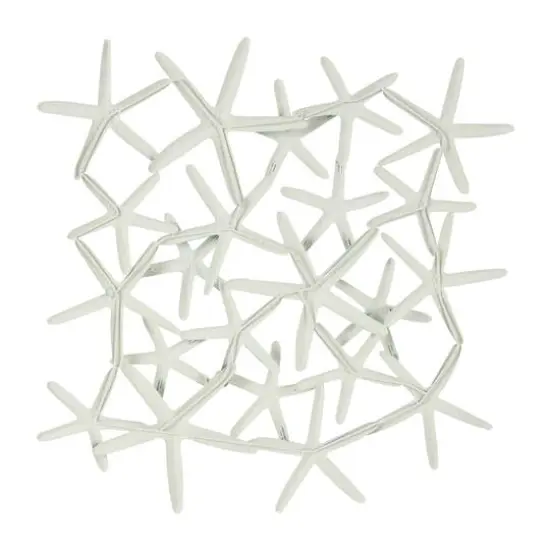 Light Blue Metal Overlapping Starfish Wall D&eacute;cor {9}