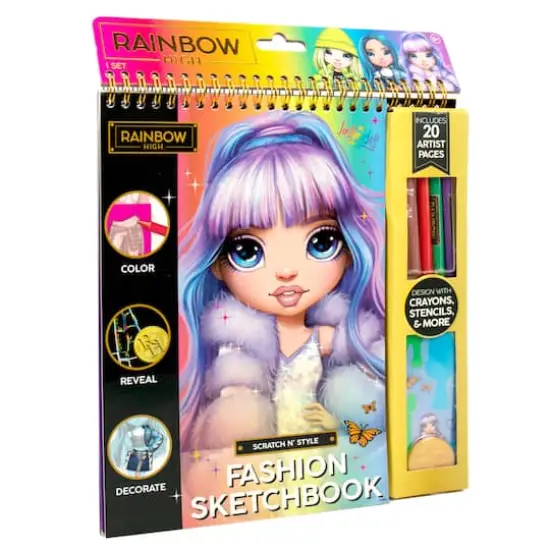 Rainbow High Scratch 'n Style Fashion Sketchbook {6}