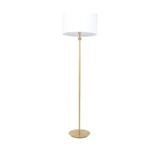 CosmoLiving by Cosmopolitan Gold Iron Modern Floor Lamp, 64" x 19" x 19" {4}