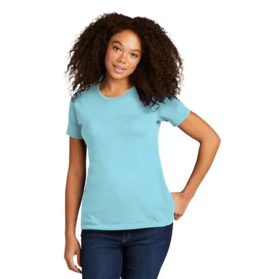 Next Level Colors Women's Cotton Boyfriend T-Shirt Cancun {4}
