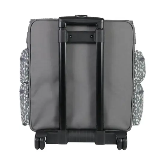 Everything Mary Gray & White Teacher Rolling Tote {4}