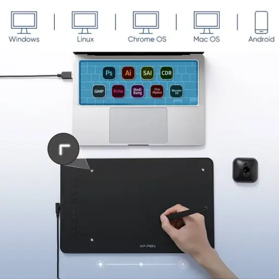 XPPen Deco 01 V2 Drawing Tablet {7}