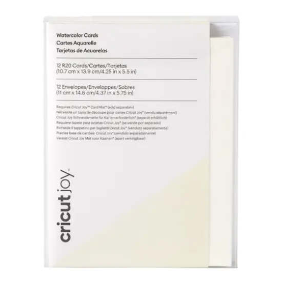 Cricut Joy&trade; 4.25" x 5.5" Watercolor Cards & Envelopes {3}