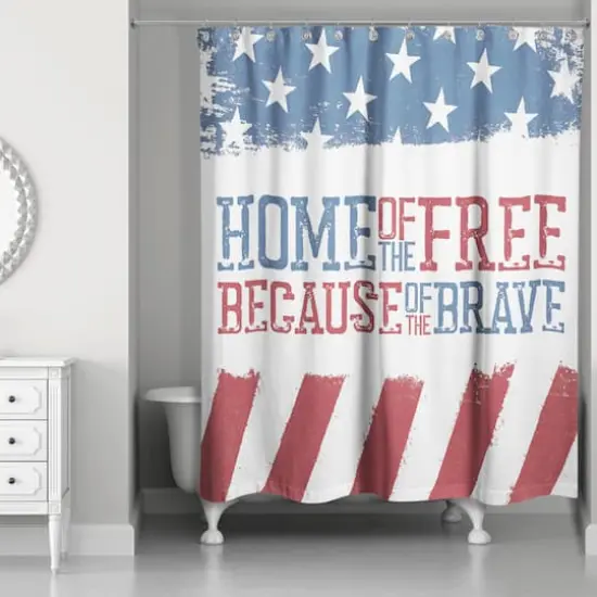 Because of the Brave Shower Curtain {3}