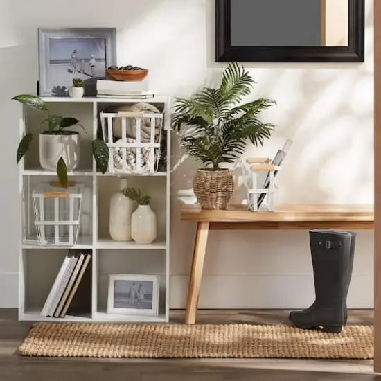 DII&reg; White Metal Urban Modern Basket Set {6}