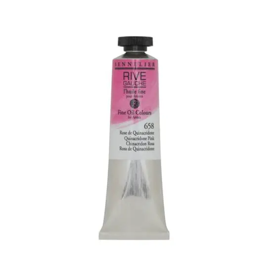 Sennelier Rive Gauche Oil Paint, 40mL 658 Quinacridone Pink {1}