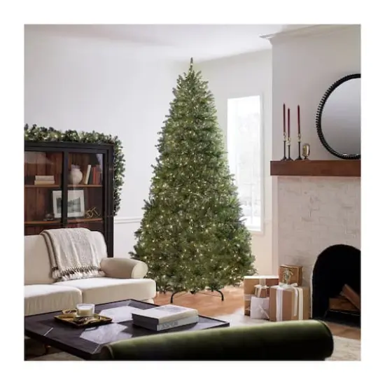 9 ft. Pre-Lit Dunhill&reg; Fir Medium Profile Artificial Christmas Tree, Clear Lights {3}