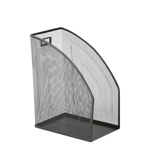 Mind Reader 2 Pack Black Jumbo Metal Mesh File Organizer {8}
