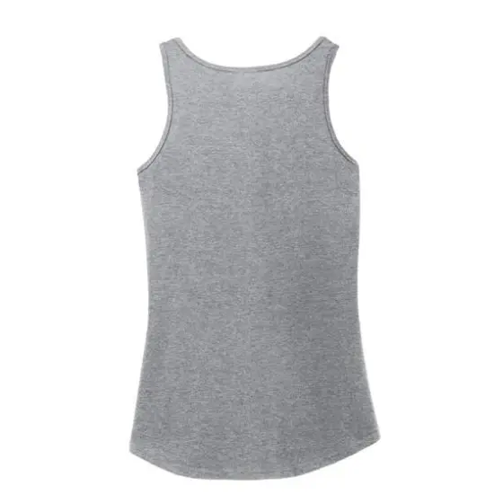 Port & Company&reg; Ladies Core Cotton Tank Top Athletic Heather {5}
