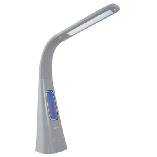 OttLite 26.5" Cool Breeze Fan Lamp Gray {4}