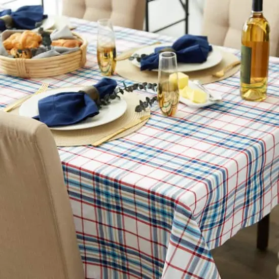 Lighthouse Plaid Tablecloth 60" x 84" {1}