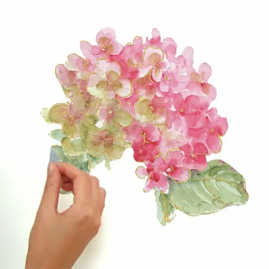 RoomMates Lisa Audit Garden Flowers Giant Decals {8}