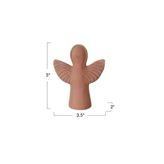 Hello Honey&reg; 5" Handmade Terra Cotta Angel {4}