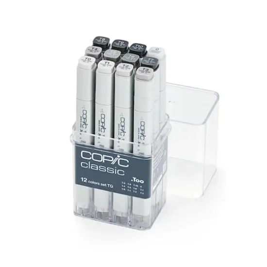 Copic&reg; Toner Gray 12 Color Classic Marker Set {6}