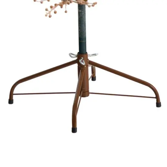 6ft. Pre-Lit Frosted Berry Twig Artificial Christmas Tree, Multicolor Gum Ball LED Lights {7}