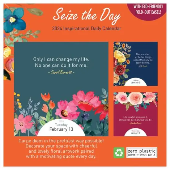TF Publishing 2024 Seize the Day Daily Desktop Calendar {6}