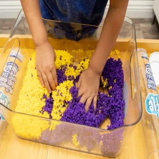 Educational Insights Playfoam Purple 'n Yellow Pluffle Set {4}