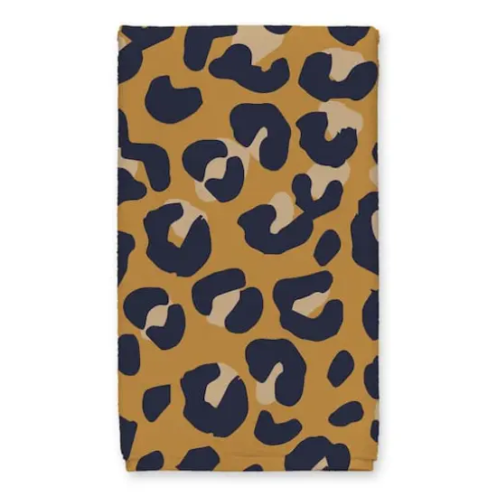 Good Cooking Vibes Only Leopard Tea Towel Set Gold {4}