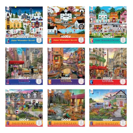 Assorted Various Artist 1,000-Piece Jigsaw Puzzle {1}