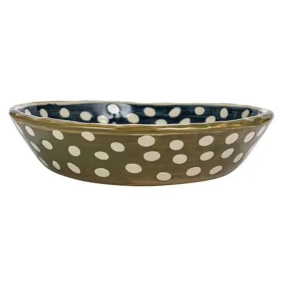 Hello Honey&reg; 7" Polka Dot & Swirl Stoneware Bowl, 12ct. {5}