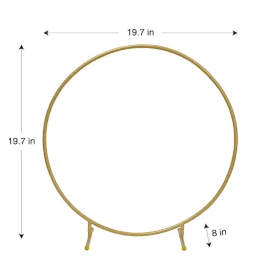 19.75" Gold Tabletop Hoop by Celebrate It&trade; {4}