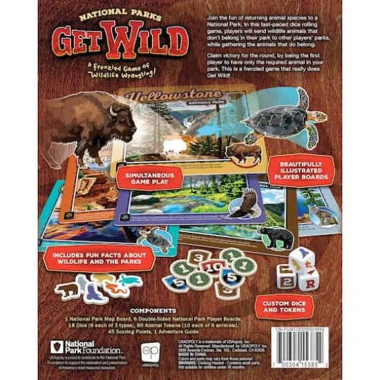 USAopoly National Parks Get Wild Game {4}