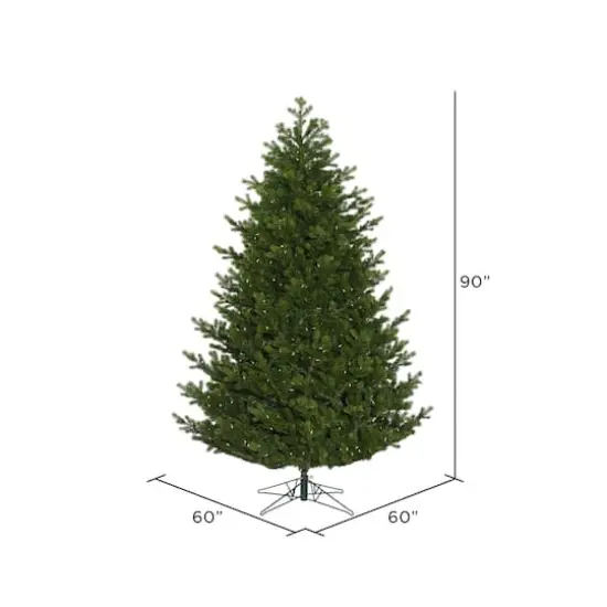 7.5ft. Pre-Lit Eagle Fraser Full Artificial Christmas Tree, Warm White Dura-Lit® LED Lights {5}