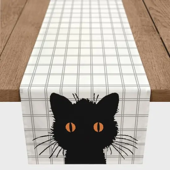 90" Scaredy Cat Table Runner {1}