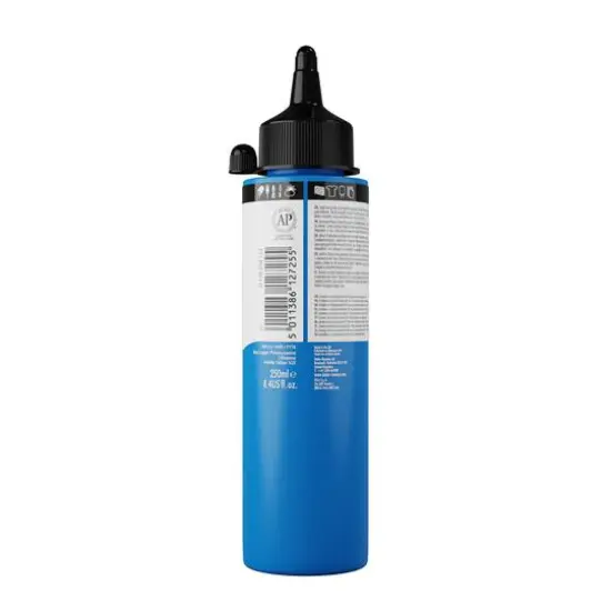 Daler-Rowney&reg; System 3 Fluid Acrylic, 250mL 112 Coerleum Blue Hue {4}