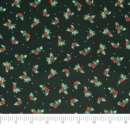 SINGER Christmas Poinsettia Cotton Fabric Fat Quarter Bundle {7}