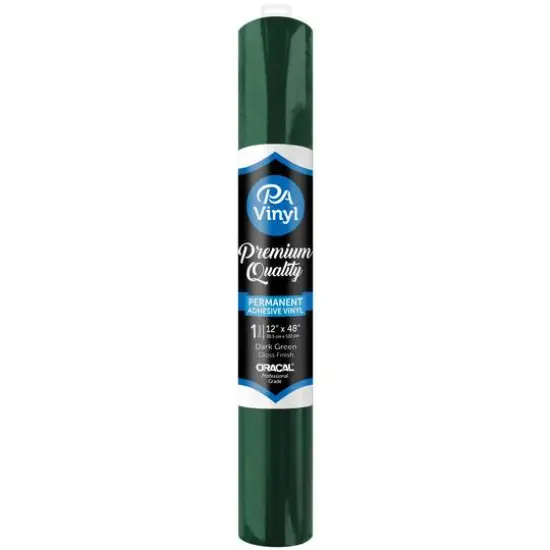 PA Vinyl Gloss Permanent Adhesive Vinyl Dark Green {1}
