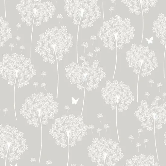 NuWallpaper Dandelion Gray Peel & Stick Wallpaper {1}