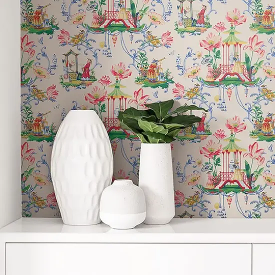 Harrison Howard East of the Moon Peel & Stick Wallpaper Porcelain {6}