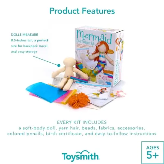 Toysmith&reg; Mermaid Doll Making Kit {4}