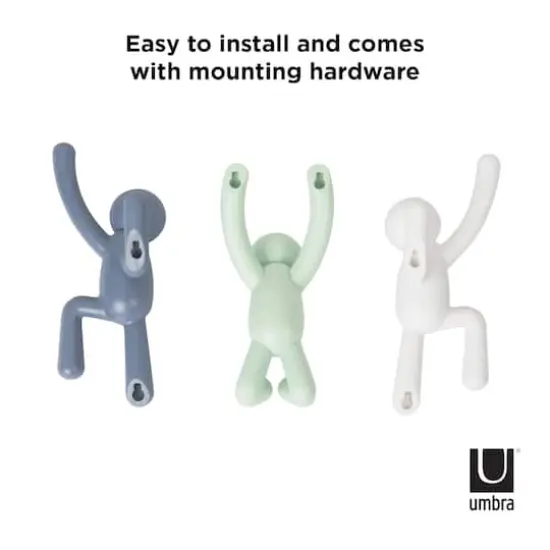 Buddy Wall Hooks, 3ct. Assorted {6}