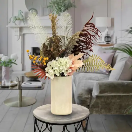 31" Potted Fern & Hydrangea Assortment {3}