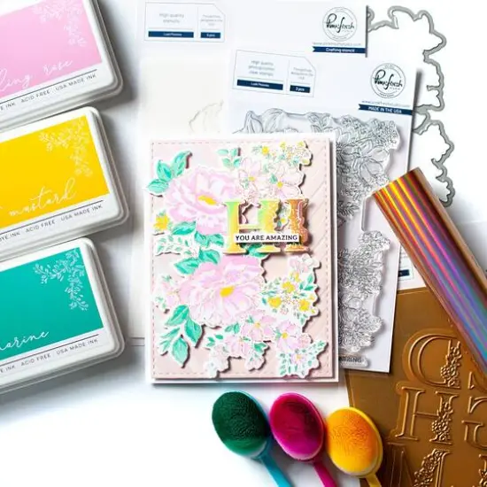 Pinkfresh Studio Hot Foil Plate-Inna Alpha {4}