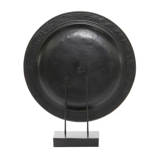 29.5" Copper Metal Round Charger Plate Sculpture {6}